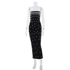 Nairi Embellished Strapless Midi Dress