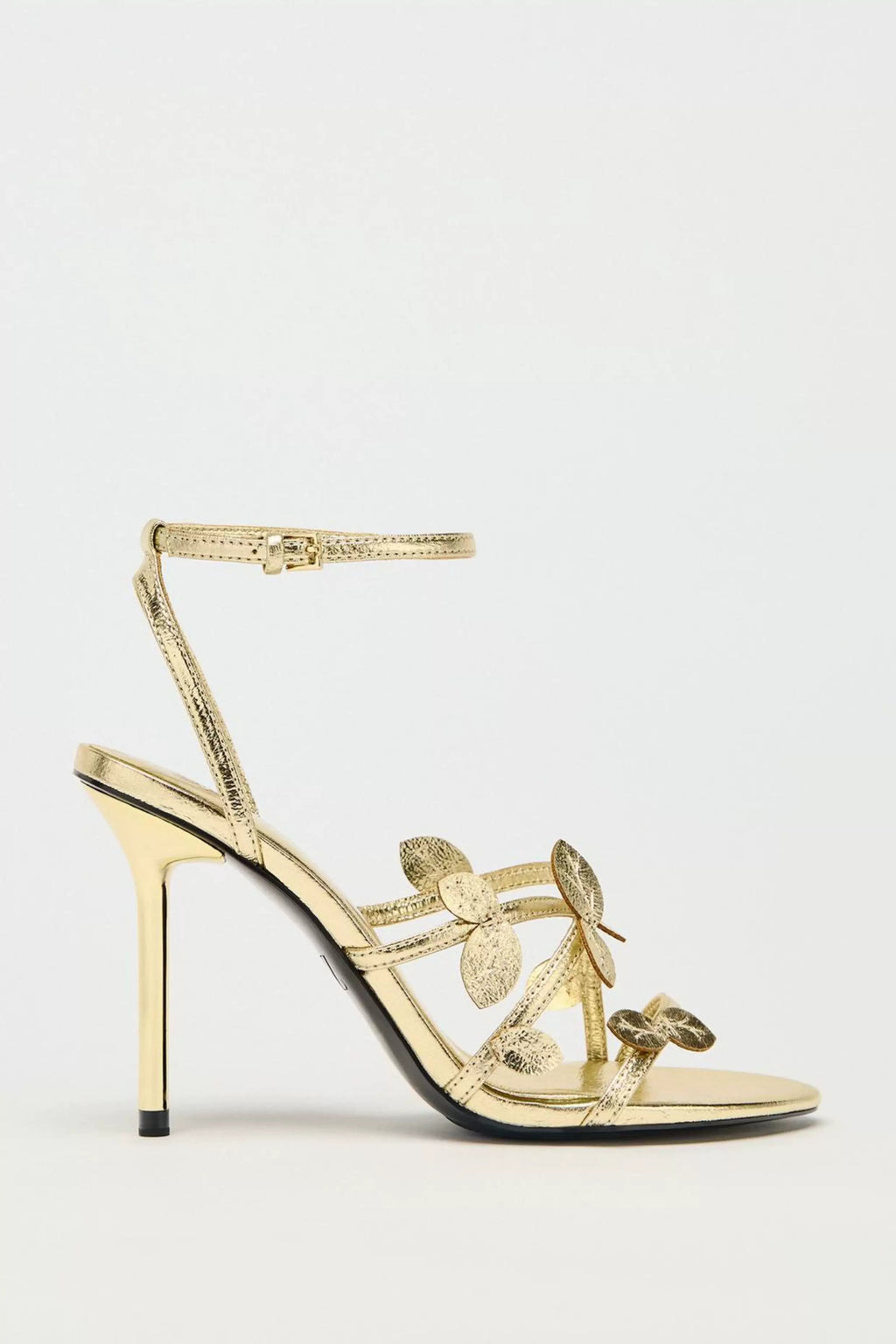Maxine Botanical Leaf Stiletto Sandals