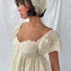 Skylar Lace Babydoll Mini Dress