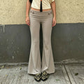 Primrose Floral Embroidered Flare Pants