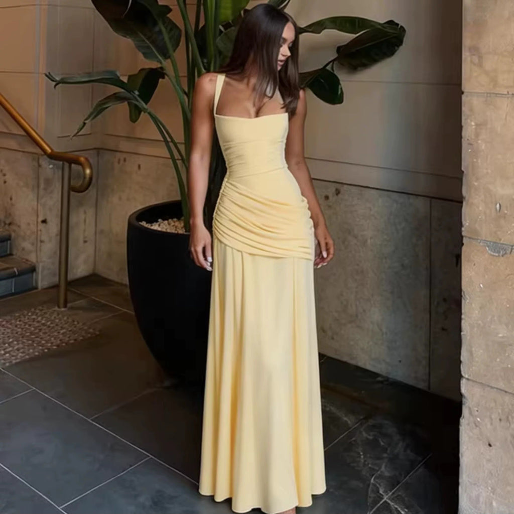 Serena Lace-Up Back Maxi Dress