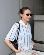 Stella Slim Oval Sunglasses