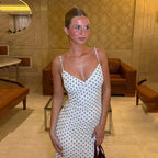 Sora Polka Dot Slip Maxi Dress