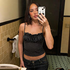 Paloma Polka Dot Mesh Cami Top