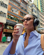 Stella Slim Oval Sunglasses
