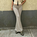 Primrose Floral Embroidered Flare Pants