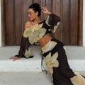 Peyton Midnight Bloom Sheer Maxi Set
