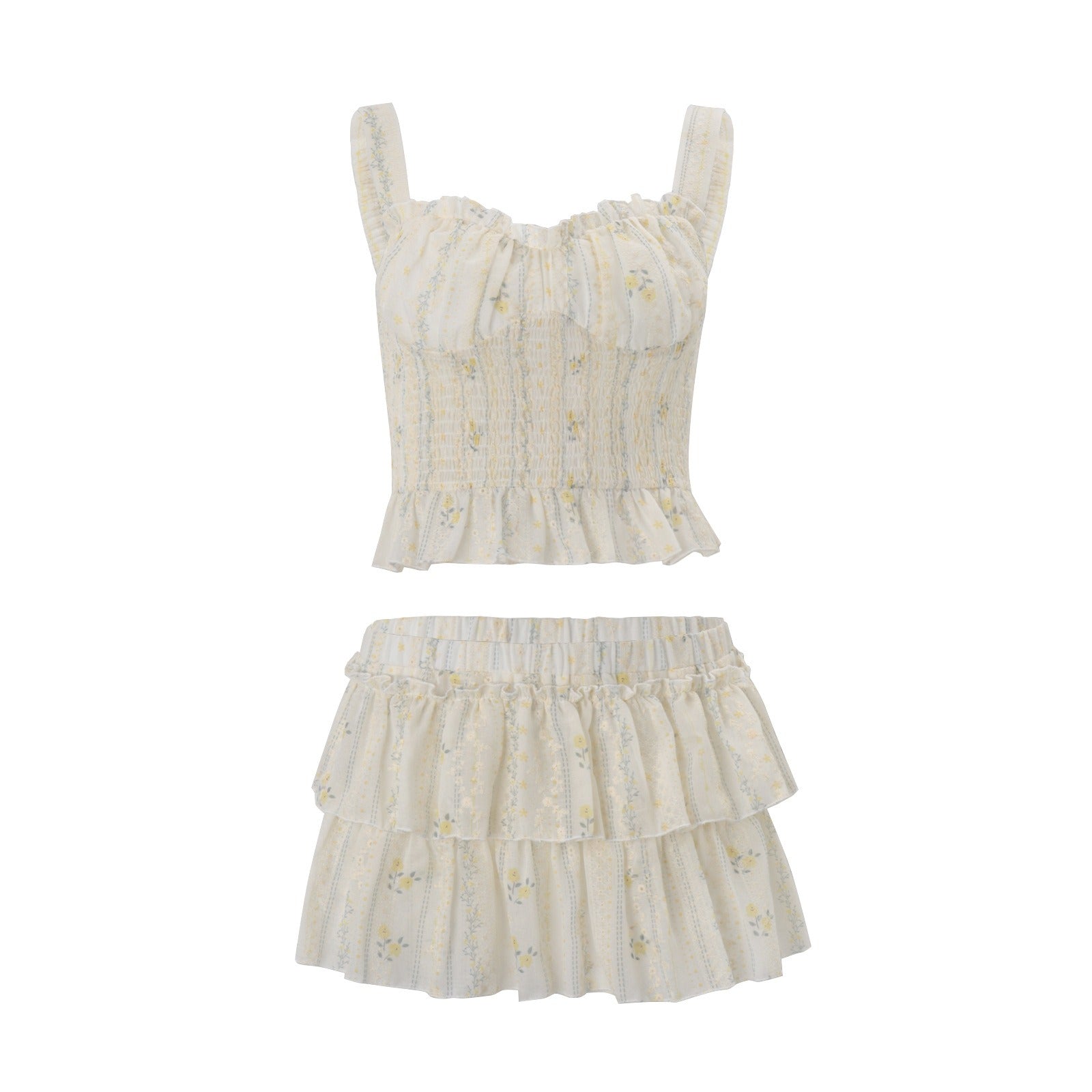 Hermine Ruffle Skirt Set