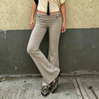 Primrose Floral Embroidered Flare Pants