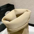 Riviera Denim & Suede Knee-High Boots