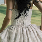 Reina Vintage Floral Lace Maxi Dress