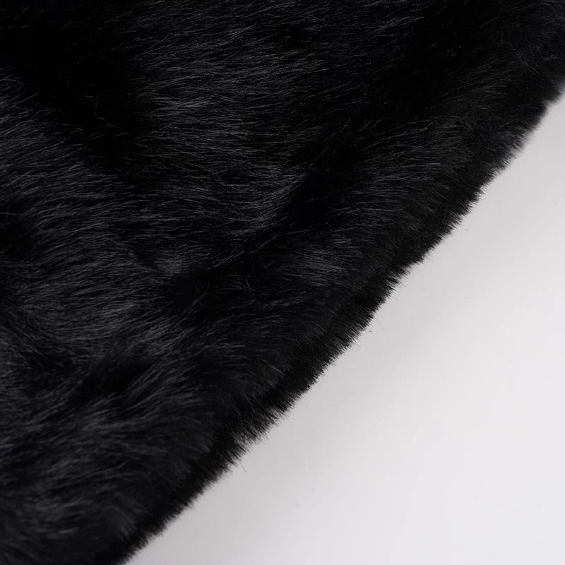 Blythe Faux Fur Mini Skirt
