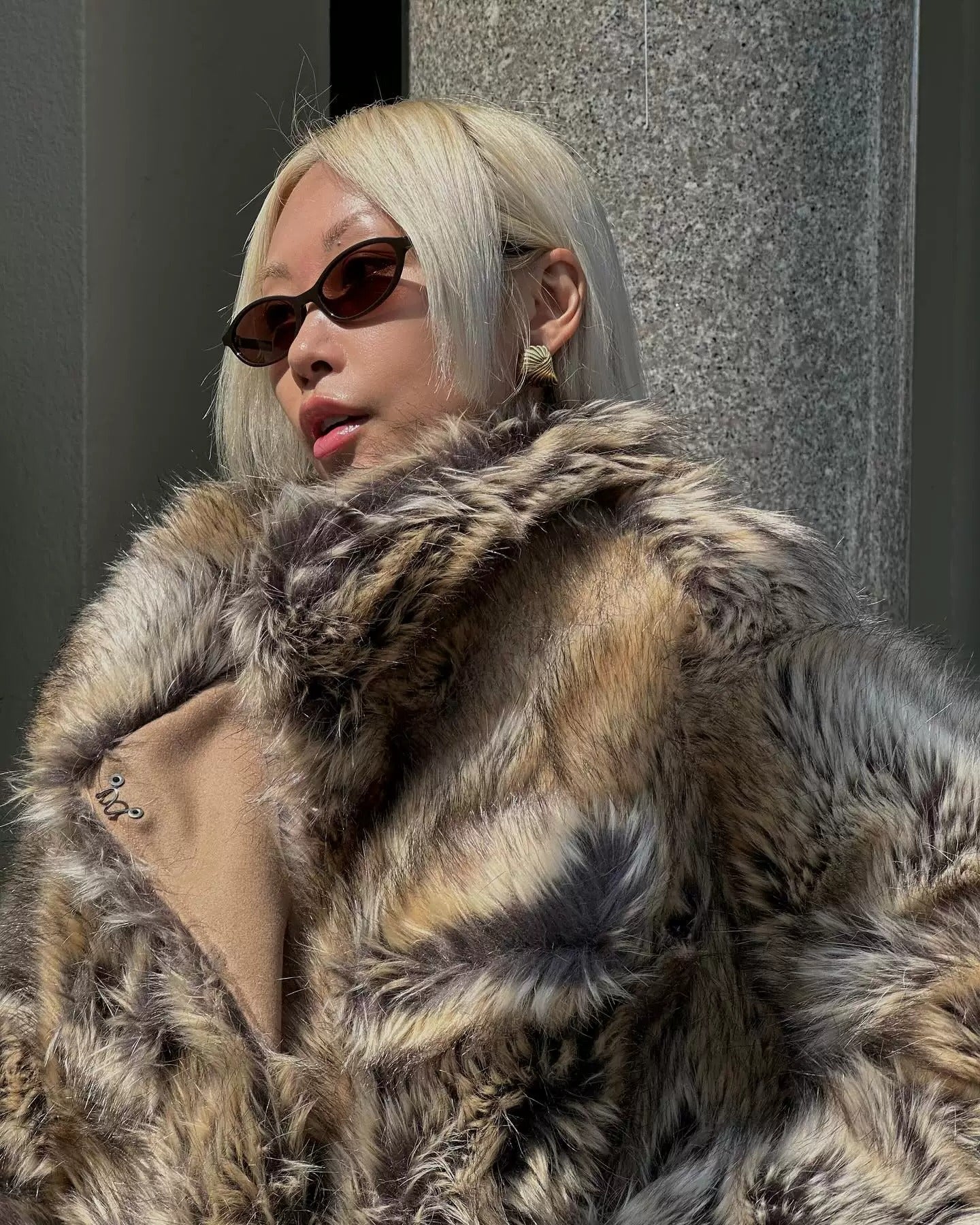 Stella Slim Oval Sunglasses