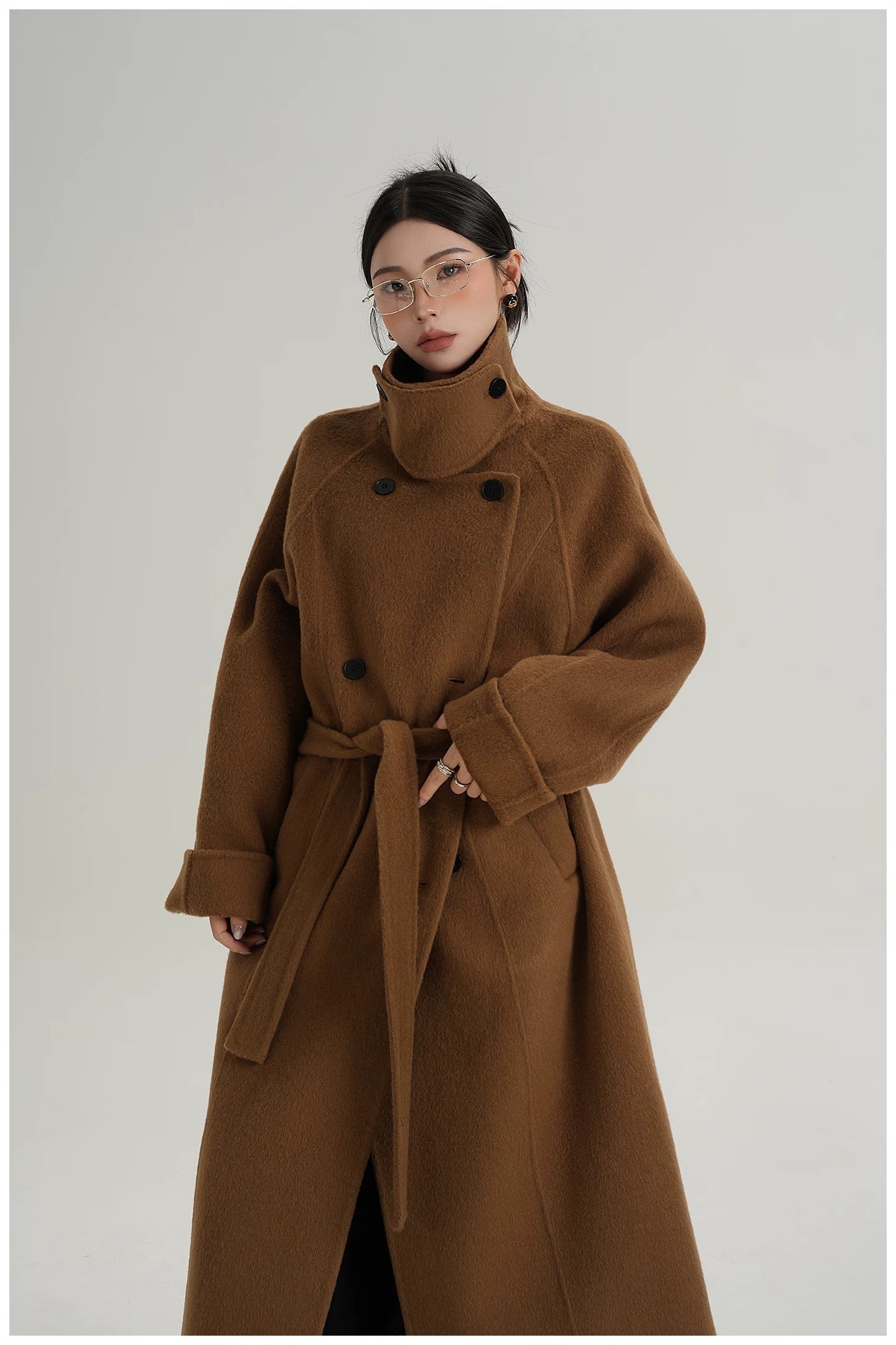 Luna Longline Double-Breasted Coat