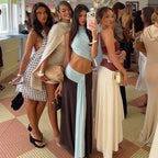Renya Draped Two-Piece Maxi Set