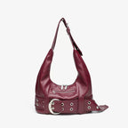 Bianca Vintage Buckle Hobo Shoulder Bag
