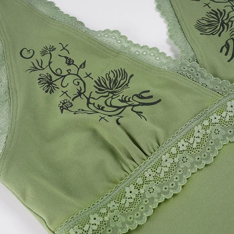Sadie Embroidered Lace Halter Top