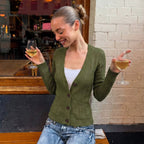 Dahlia Ribbed Knit Cardigan