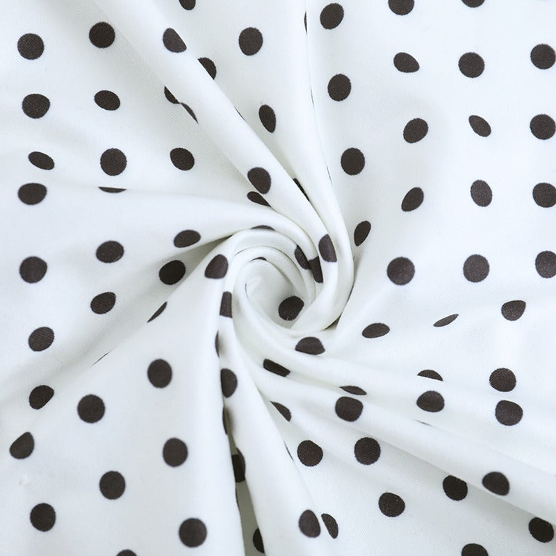 Hina Polka Dot Twist Mini Dress