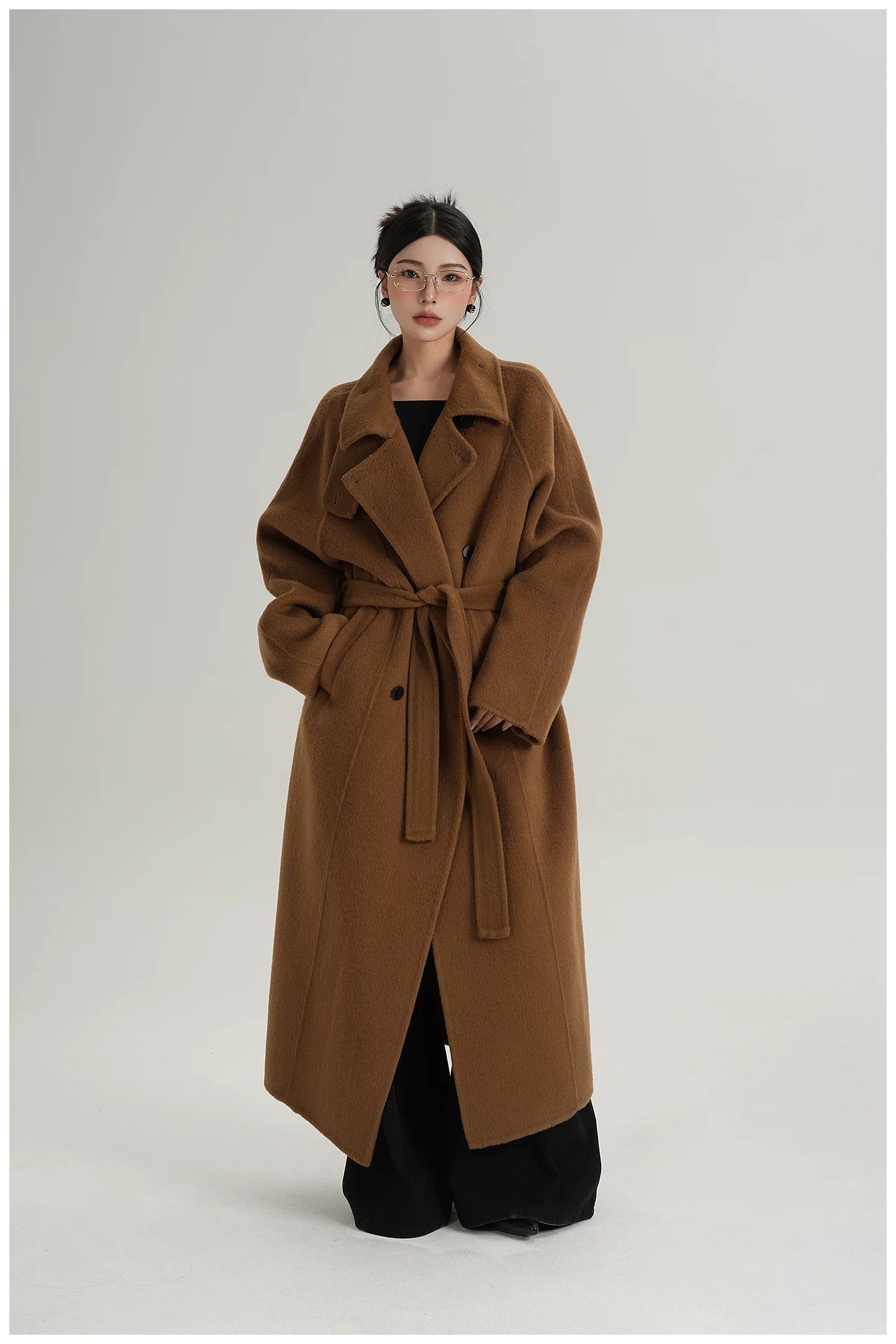 Luna Longline Double-Breasted Coat
