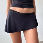 Eliza Asymmetric Mini Skort