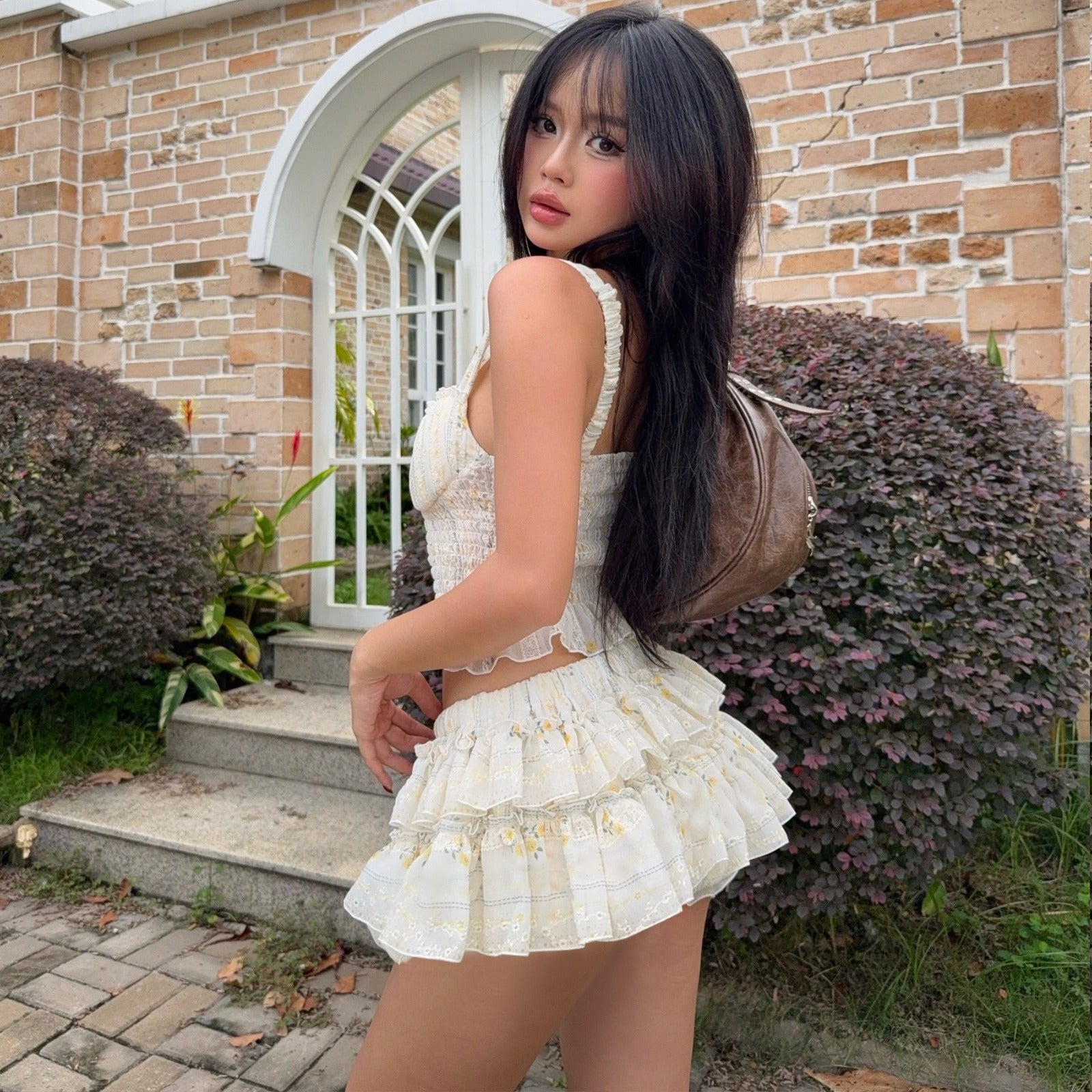 Hermine Ruffle Skirt Set