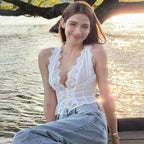 Yeva Lace Corset Top & Midi Skirt Set