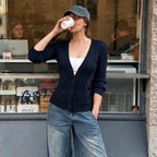 Dahlia Ribbed Knit Cardigan