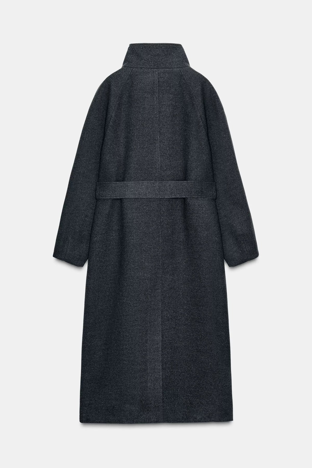 Evelyn Belted Wool-Blend Coat