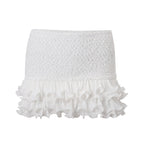 Textured Ruffle Two Piece Skirt Set
