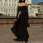 Cerelia Off-Shoulder Sleeve Maxi Dress