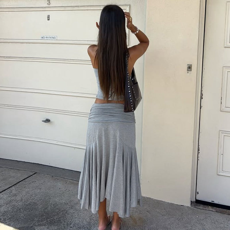 Giulia One-Shoulder Skirt Set