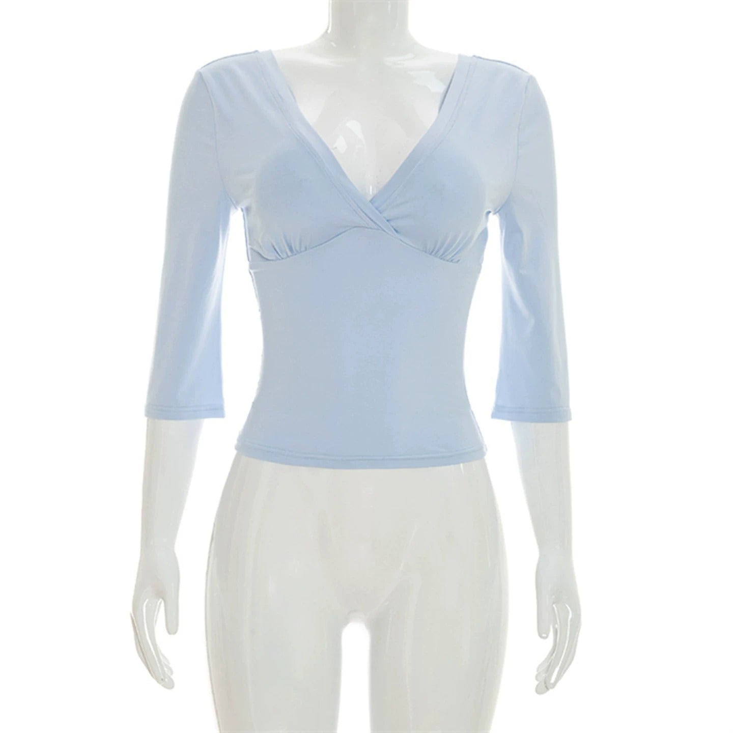Warda V-Neck Fitted Blouse