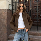 Yasmin Everyday Cropped Fleece Jacket