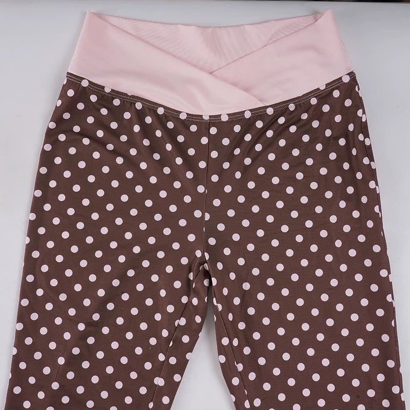 Eudora Leopard Print Flared Pants Set