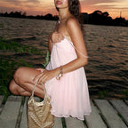 Flowy Ruched Bust Mini Dress