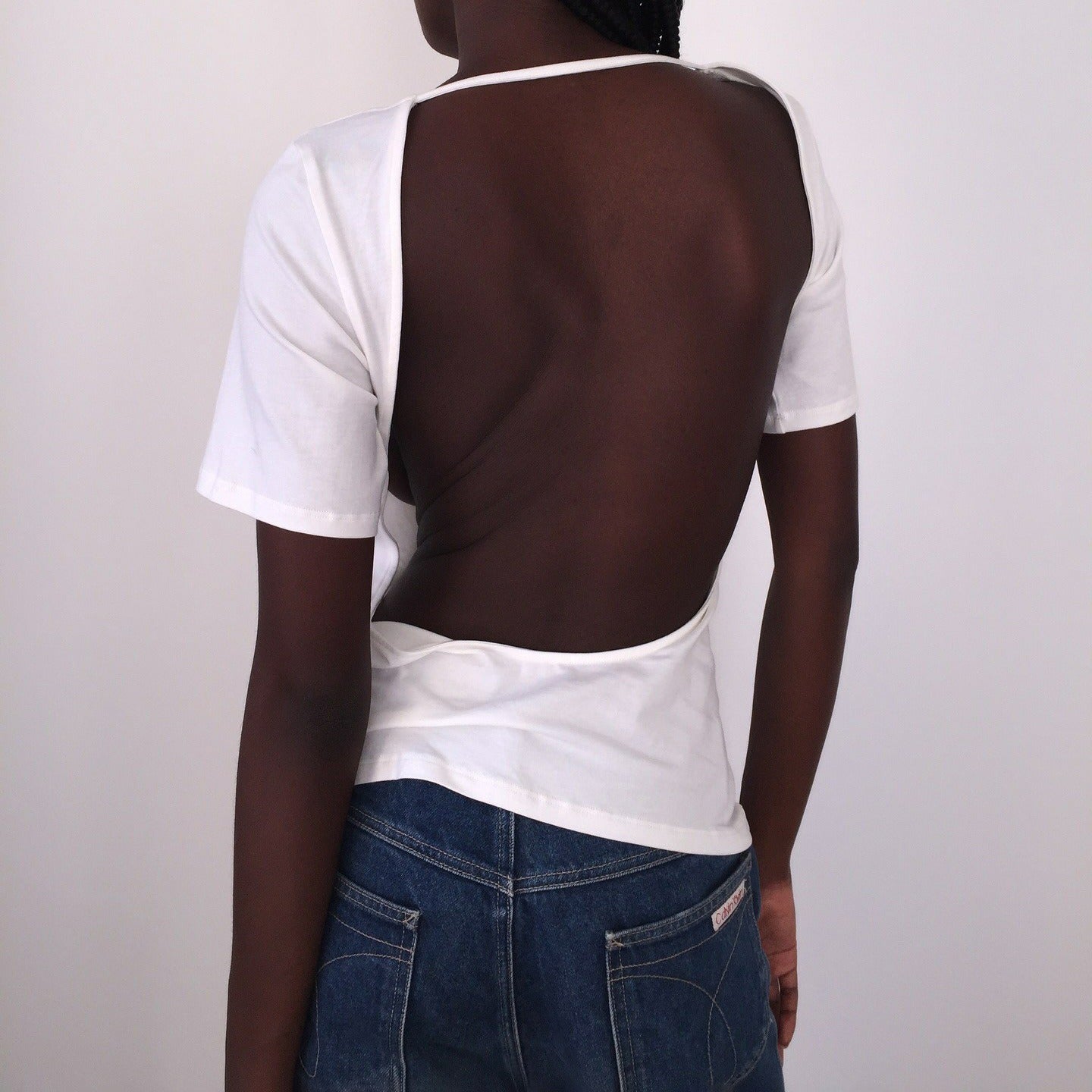 Mila Open Back Swim Cover-Up Tee