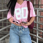 Oversized 80 Mesh Jersey Tee