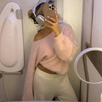 Velina Soft Off-Shoulder Knit Sweater