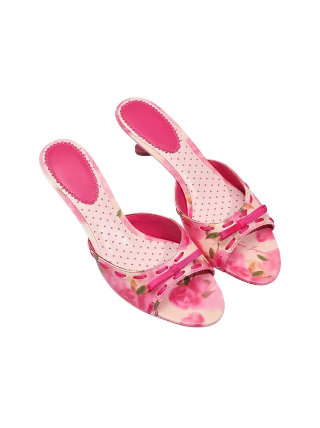 Mira Bow Leather Mules