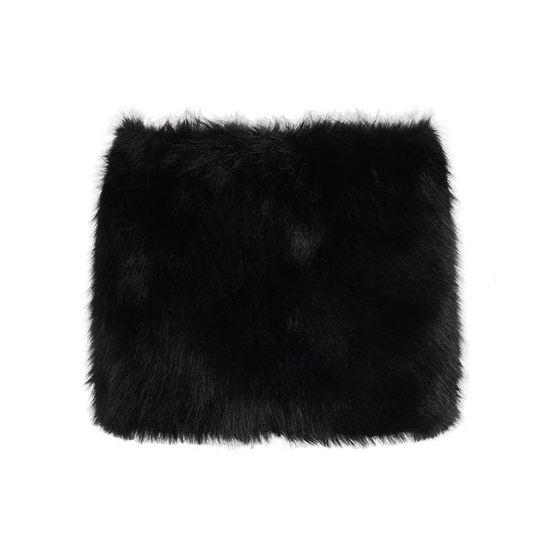 Blythe Faux Fur Mini Skirt