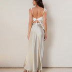 Maelle Sequin Crochet Camisole Top