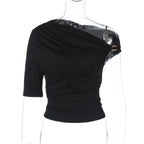 Asymmetric One-Shoulder Top