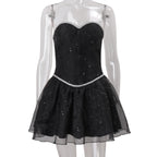 Sparkle Corset Mini Dress