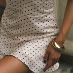 Vanessa Polka Dot Lace Bust Mini Dress