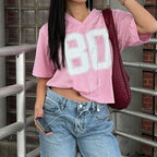 Oversized 80 Mesh Jersey Tee