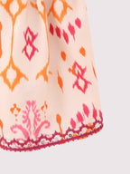 Nymira Boho Print Ruffle Cami Top