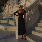 Cerelia Off-Shoulder Sleeve Maxi Dress