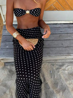 Manon Polka Dot 3-Piece Bikini Set