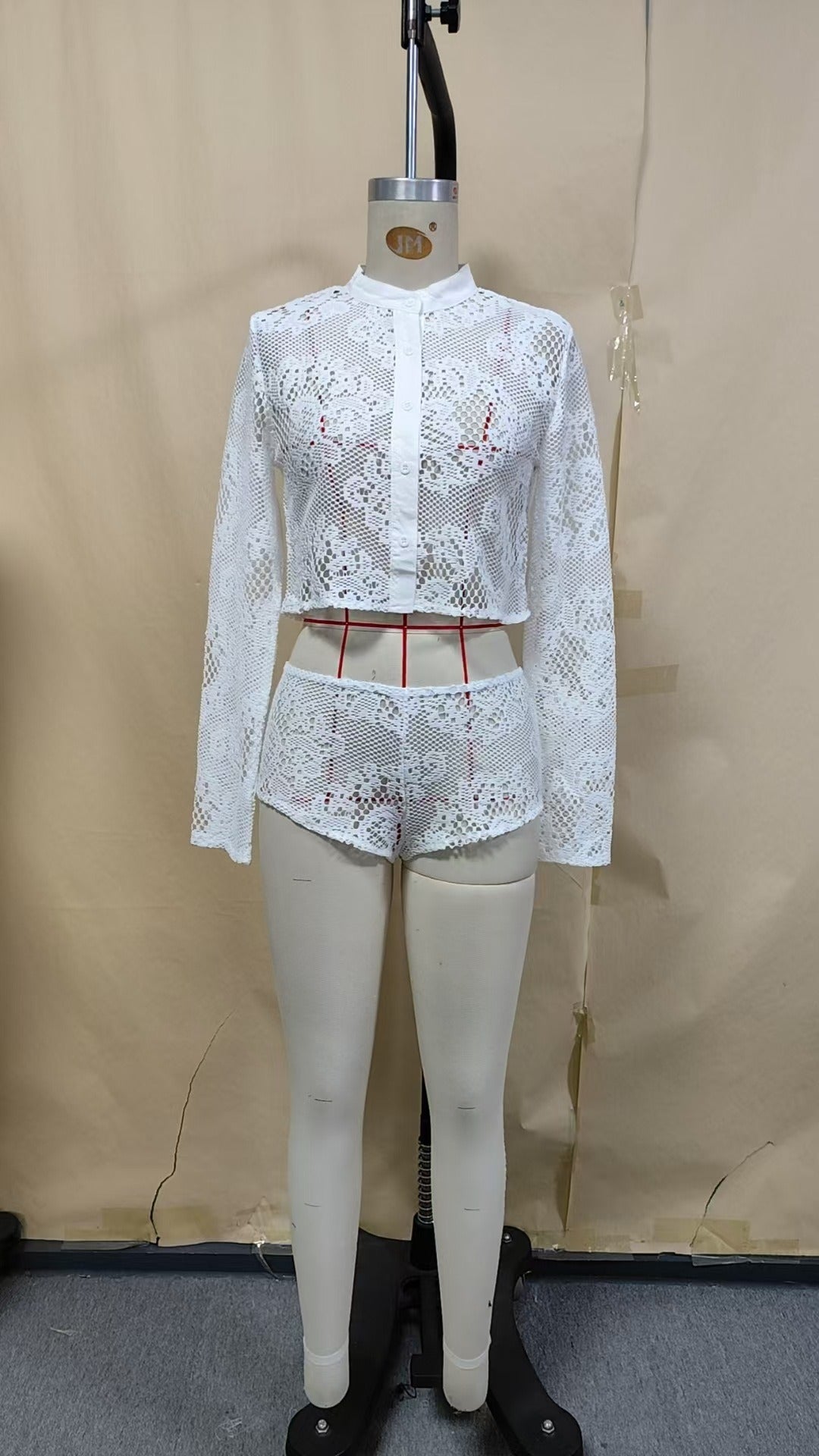 Anouk Lace Crochet Shorts Set